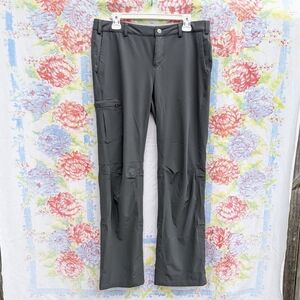 REI Size 12 Dark Gray Hiking Pants with waist & length conversion boot cut